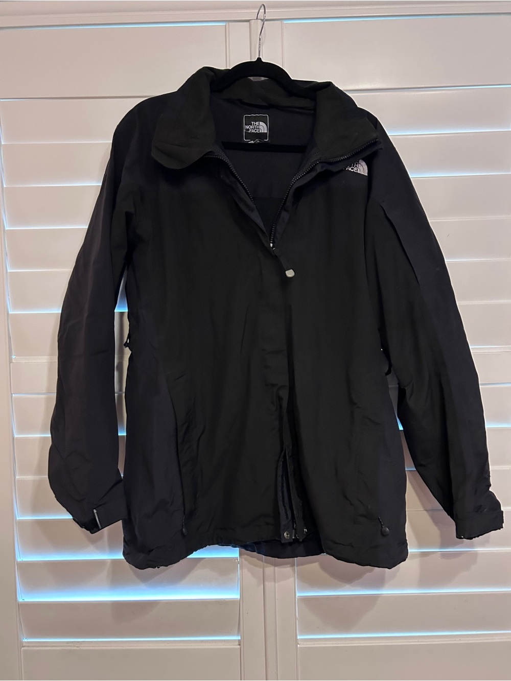 The North Face Hooded Jacket Black Size 14